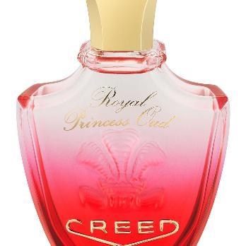 perfume in a pretty pink glass bottle